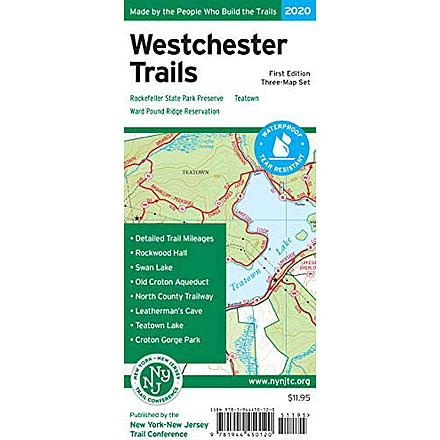 NY/NJ Trail Conference Westchester City Trail Map, 9781944450120
