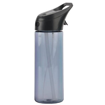 O2 Cool Mist 'N Sip Prism Water Bottle with Pop-Up Straw - 24 oz-Gray