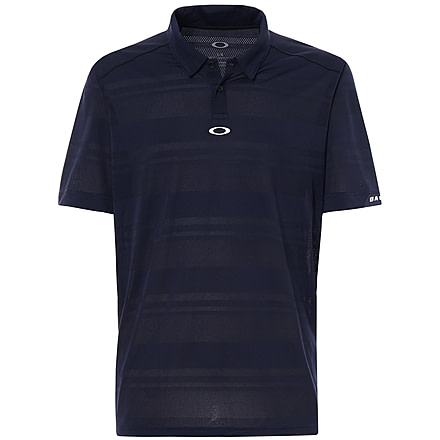 Oakley Aero Stripe Jacquard Polo - Mens, Fathom, Large, 434034-6AC-L