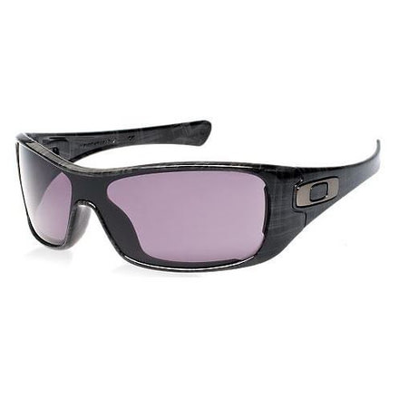 Oakley Antix Black Plaid Frame w/ Grey Lenses Sunglasses 24-130