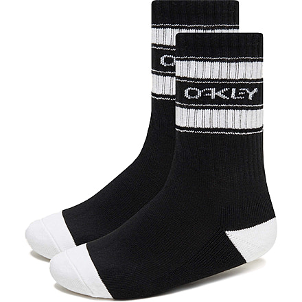 Oakley B1B Icon Socks, 3 Pcs, Mens, Blackout, Medium, FOS900353-02E-M
