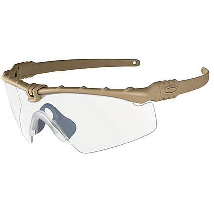 Oakley Ballistic M Frame 3.0 Sunglasses, Dark Bone Frame, Clear Lens OO9146-06