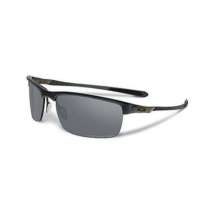 Oakley Carbon Blade Mens Sunglasses, Matte Carbon Frame, Grey Polarized Lens OO9174-01