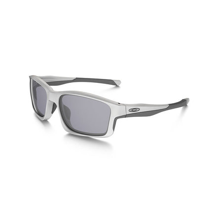 Oakley Chainlink Mens Asian Fit Sunglasses, Matte White Frame, Grey Lens OO9252-06