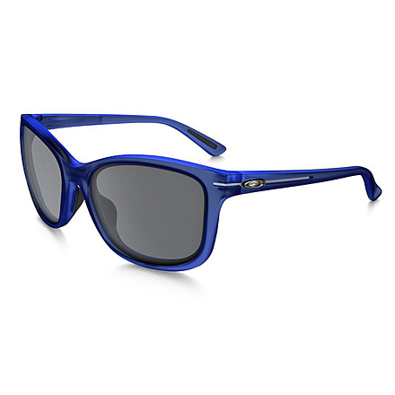 Oakley Drop In Sunglasses Frosted Denim/Black Irid Frame, Black Iridium Lens-OO9232-06