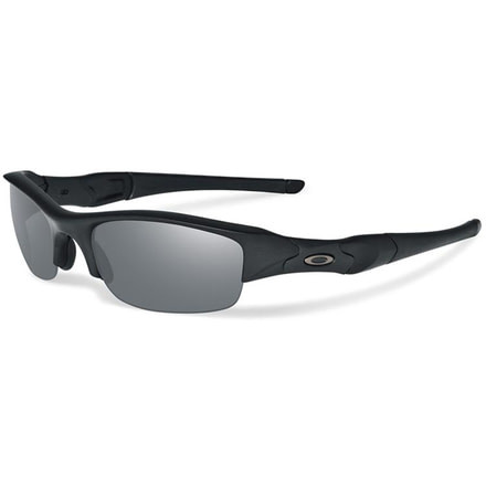 Oakley SI Flak Jacket Sunglasses, Matte Black Frame, Grey Lens 11-003