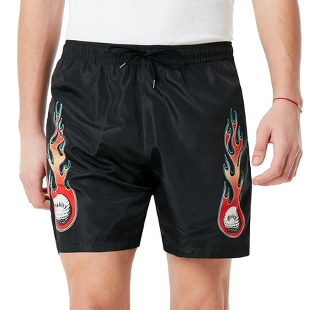 Oakley Flames Beachshort Tnp - Mens, Blackout, Extra Large 482637-02E-XL
