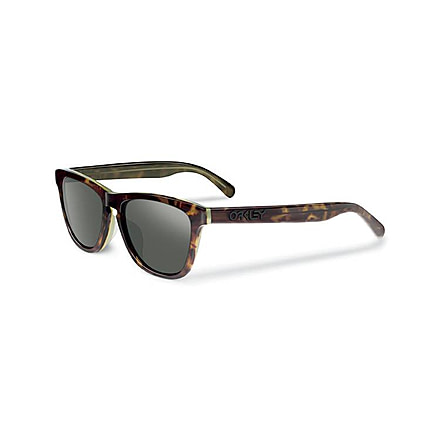 Oakley Frogskins LX Mens Sunglasses, Tortoise Green Frame, Dark Grey Lens OO2043-07