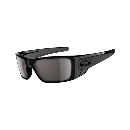 Oakley Fuel Cell Sunglasses - Polished Black Frame w/ Warm Grey Lenses OO9096-01