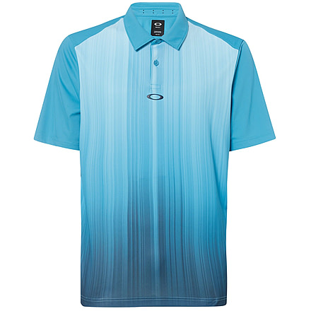 Oakley Infinity Line Golf Polo Short Sleeve - Mens, Stormed Blue, Large, 434309-6SB-L