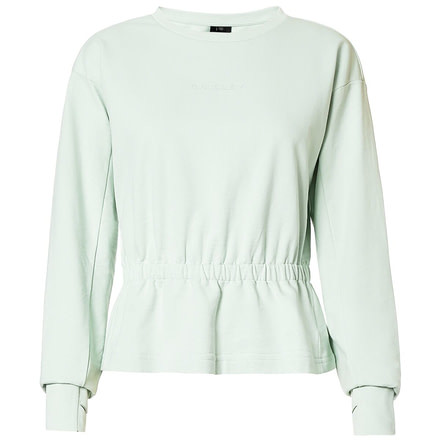 Oakley Luxe Crewneck Fleece - Womens, Aqua Foam, Medium, 561326-7B4-M