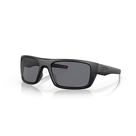 Oakley OO9367 Drop Point Sunglasses, Matte Black Frame, Grey Lenses, 936701-60