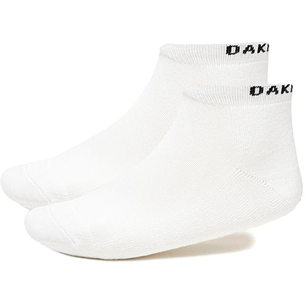 Oakley Short Solid Socks, 3 Pcs, Mens, White, Medium, FOS900351-100-M