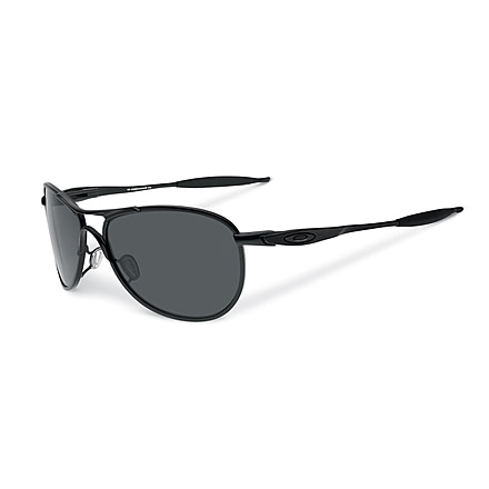 USED Oakley SI Ballistic Crosshair Sunglasses,Matte Black Frame,Aviator Grey Lens OO4069-01, EDEMO1