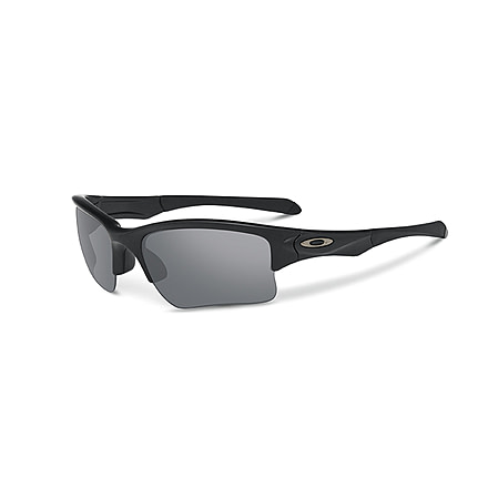 Oakley SI Quarter Jacket Sunglasses,Matte Black Frame,Rectangle Grey Lens OO9200-06