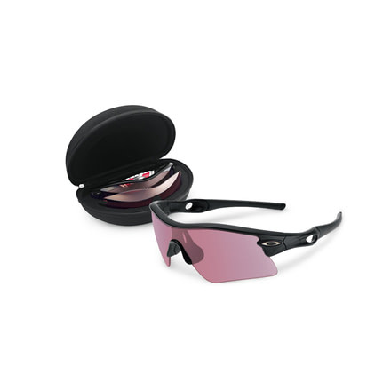 Oakley SI Radar Range Array Sunglasses,Matte Black Frame,Shield Prizm Clear,TR 22/TR45 Lens 53-087