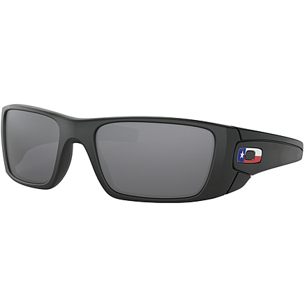 Oakley SI Standard Issue Fuel Cell Flag Collection Sunglasses, Matte Black Texas w/Black Iridium, OO9096-J160