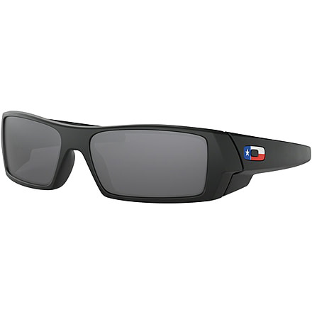 Oakley Standard Issue GasCan Flag Collection Sunglasses, Matte Black Texas w/Black Iridium, OO9014-4060