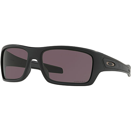 Oakley Standard Issue Turbine Uniform Collection Sunglasses, Matte Black w/Prizm Grey, OO9263-4663