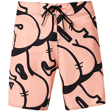 Oakley Staple Graffiti Boardshort I8 Inc - Mens, Kelp Brown, 32, 482599-87A-32