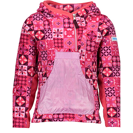 Obermeyer Aiya Fleece Pullover - Girls, Blushing Talave, Extra Small, 57029-BLUSHING TALAVE-XS