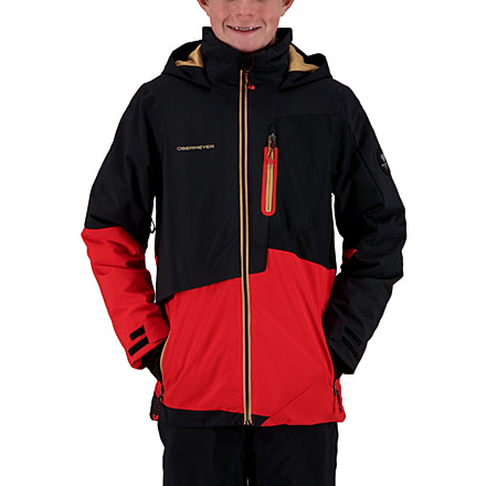 Obermeyer Axel Jacket - Boys, Brakelight, Extra Large, 41074-19042-XL