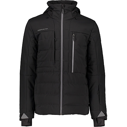 Obermeyer Caldera Down Hybrid Jacket - Mens, Black, Small, 21014-16009-S