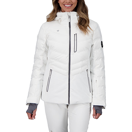 Obermeyer Cosima Down Jacket - Women's, 10 US, White, 11168-16010-10