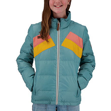 Obermeyer Ember Down Jacket - Girls, Horizon, Medium, 34006-21161-M