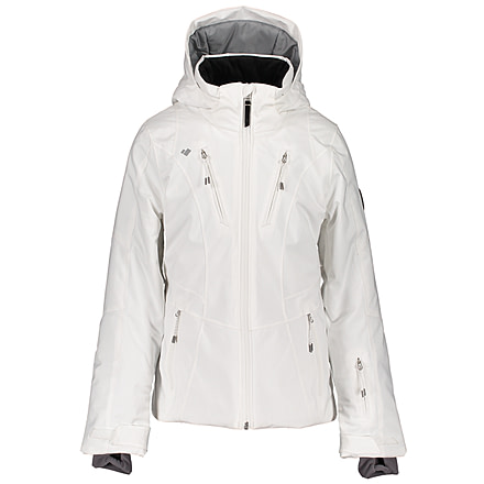 Obermeyer Leia Jacket - Girls, White, Extra Large, 31075-16010-XL