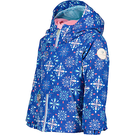 Obermeyer Livia Jacket - Girls, 2, Blue Snowflakes, 51081-22158-2