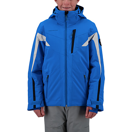 Obermeyer Mach 12 Jacket - Boys, Blue Vibes, Small, 41076-19065-S