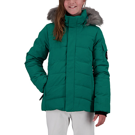 Obermeyer Meghan Jacket - Girls, Rainforest, Large, 31076-21187-L