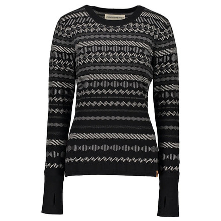 Obermeyer Reece Ski Sweater - Womens, Black, Medium, 16044-BLACK-M