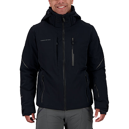 Obermeyer Stout Jacket - Mens, Black, 2XL, 21105-16009-2XL