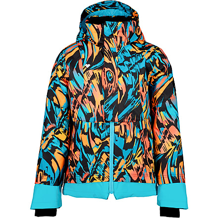 Obermeyer Taja Print Jacket - Girls, Small, Swirl-Wind, 31081-22125-S