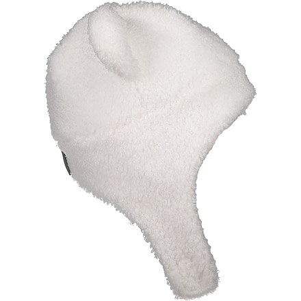 Obermeyer Ted Fur Hat, White, 5-8, 78030-16010-5-8