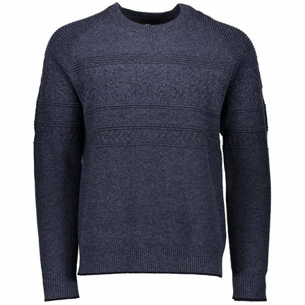 Obermeyer Textured Crewneck Sweater - Mens, Trident, Medium, 26017-TRIDENT-M
