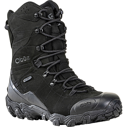 Oboz Bridger 10in Insulated B-DRY Winter Boots - Mens, Medium, Black Sea, 9.5 US, 82501-189-9.5-Medium