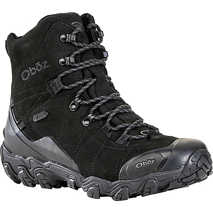 Oboz Bridger 8in Insulated B-DRY Winter Boots - Mens, Medium, Black Sea, 8 US, 82001-189-8-Medium