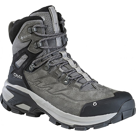 Oboz Bridger Ridge Mid GTX Hiking Shoes - Mens, Gunmetal Black, 11.5, 25001-151-11.5