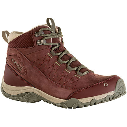 Oboz Ousel Mid B-Dry Hiking Boots - Women's, Medium, Port, 8.5, 72002-408-8.5-Medium