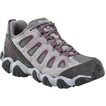 Oboz Sawtooth II Low B-DRY Hiking Shoes - Womens, Pewter/Violet, 6.5, 23402-1028-6.5