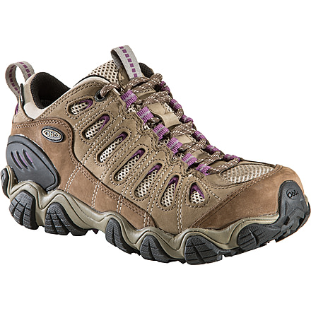 Oboz Sawtooth Low BDRY Hiking Shoe - Womens-Violet-7.5 US