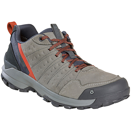 Oboz Sypes Low Leather B-DRY Hiking Shoes - Men's, 11 US, Wide, Steel, 76101-Steel-Wide-11