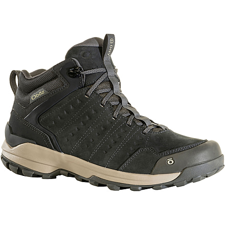 Oboz Sypes Mid Leather B-DRY Hiking Shoes - Men's, Lava Rock, 10, 77101-Lava Rock-M-10