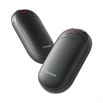 Ocoopa UT3 Liteplus Magnetic Rechargeable Hand Warmers, Black on Black, UT3053-BK-BK-Plus