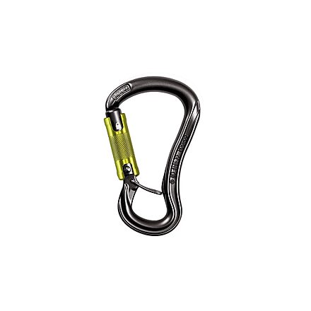 Ocun Condor HMS Twist Carabiner, Anthracite/Green, 3549-Antr/Green