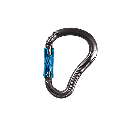 Ocun Harpy HMS Triple Carabiner, Anthracite/Blue, 3978-Antr/Blue