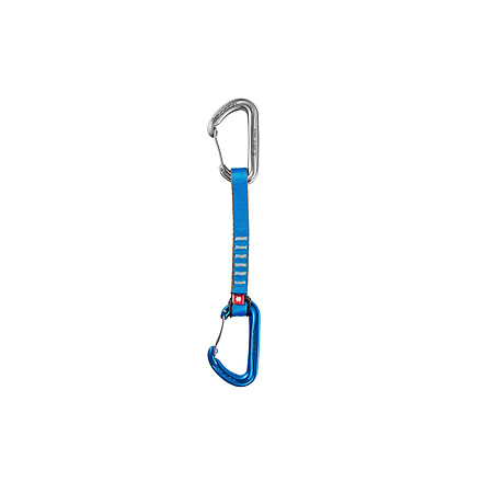 Ocun Hawk QD Wire PA 16mm Climbing Quickdraw, 15cm, Blue, 4078-Blue